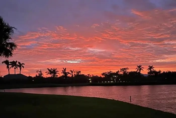 sunrise at Gulf Harbour